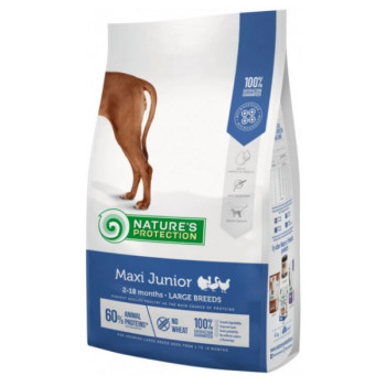 Nature\'s Protection Сухой корм для щенков Maxi Junior Large Breeds Птица 18 кг