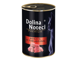 Dolina Noteci Premium Консерва для котів Шматочки з телятиною в соусі 400 г