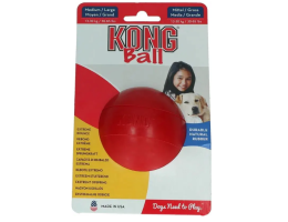 Kong Ball with Hole toy for dogs ball with a hole for delicacies m/l red