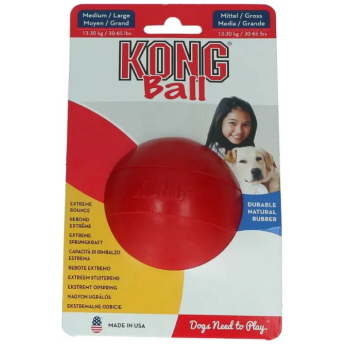 Kong Ball with Hole toy for dogs ball with a hole for delicacies m/l red