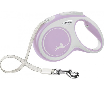 Flexi New Comfort Рулетка-поводок для собак M 5 м сиреневая