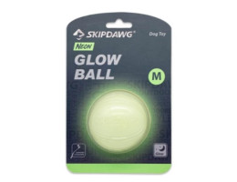 BronzeDog Іграшка для собак М'яч Skipdawg Neon Glow ball