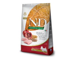 Farmina N&D Low Grain Adult Mini Сухой корм для собак Курица с гранатом 2,5 кг