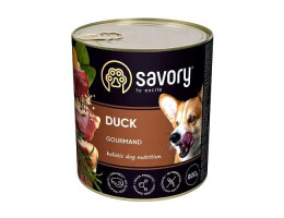 Savory Консерва для собак Качка 400 г