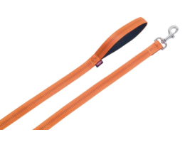Nobby Повідець для собак Soft Grip M-L 2х120 см помаранчевий