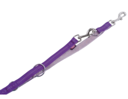 Nobby Повідець-перестібка для собак Soft Grip L-XL 2,5х200 см фіолетовий