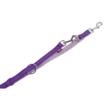 Nobby Поводок-перестежка для собак Soft Grip L-XL 2,5х200 см фиолетовый
