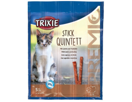 Trixie Лакомства для котов Premio Quadro-Sticks Палочки Ягненок и индейка 5х5 г