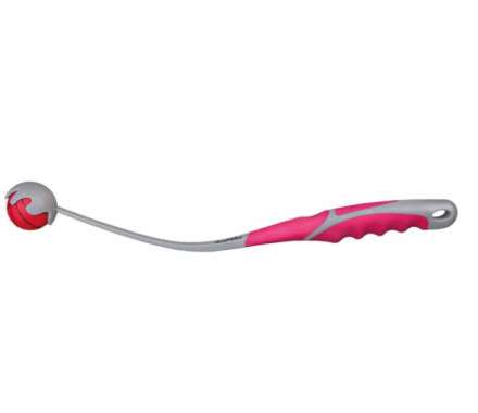 Trixie toy for catapult dogs with a ball plastic and rubber 40 cm 45 mm