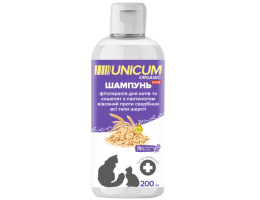 Unicum Organic Шампунь для кошек с пантенолом овсяный против зуда 200 мл
