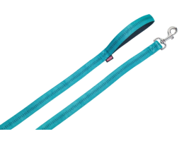 Nobby Поводок для собак Soft Grip M-L 2х120 см бирюзовый