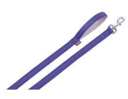 Nobby Поводок для собак Soft Grip M-L 2х120 см фиолетовый