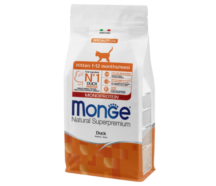 Monge Сухой корм для котят Утка 400 г