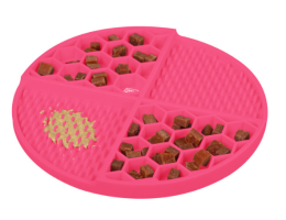 Waudog Silicone Килимок для собак Повільне годування 21,1х21,1х3 см рожевий