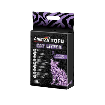 AnimAll Наполнитель Tofu с ароматом лаванды 2,6 кг 6 л