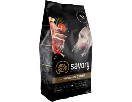 Savory Сухий корм для собак Качка та кролик 3 кг