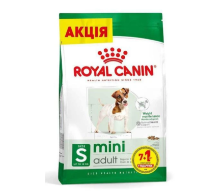 Royal Canin Сухой корм для собак Mini Adult 7+1 кг