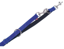 Nobby Поводок-перестежка для собак Soft Grip L-XL 2,5х200 см синий