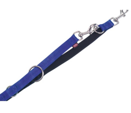 Nobby Поводок-перестежка для собак Soft Grip L-XL 2,5х200 см синий