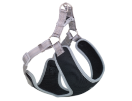 Nobby Шлея для собак Black Mesh Reflect XS 1х33-41х37 см сіра