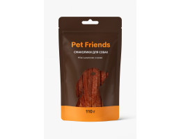 Pet Friends Ласощі для собак М'які шматочки з качки 110 г