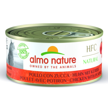 Almo Nature HFC Natural Консерва для котів Курка та гарбуз 150 г