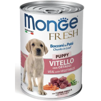 Monge Консерва для щенков Fresh Телятина с овощами 400 г