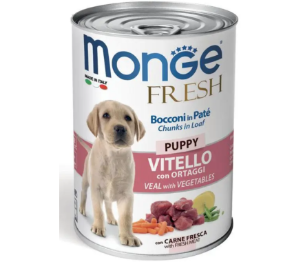 Monge Консерва для щенков Fresh Телятина с овощами 400 г