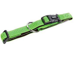 Nobby Нашийник для собак Soft Grip S-M 2х30-45 см салатовий