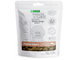 Nature's Protection Ласощі для собак Superior Care White Dogs Intestinal Care Біла риба та рис 150 г