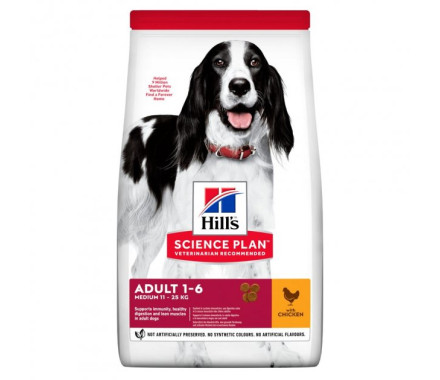 Hill’s SP Сухой корм для собак Adult Medium Курица 2,5 кг