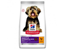 Hill’s SP Сухой корм для собак Sensitive Stomach&Skin Adult Small&Mini Курица 1,5 кг
