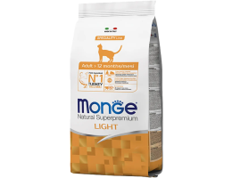 Monge Сухой корм для котов Light Индейка 1,5 кг