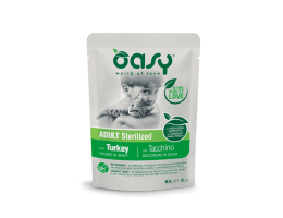 Oasy Вологий корм для котів Sterilized Індичка в соусі 85 г