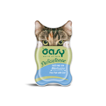 Oasy Консерва для котів Паштет з тріски 85 г