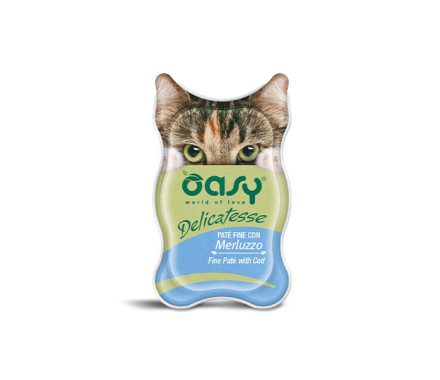 Oasy Консерва для котів Паштет з тріски 85 г